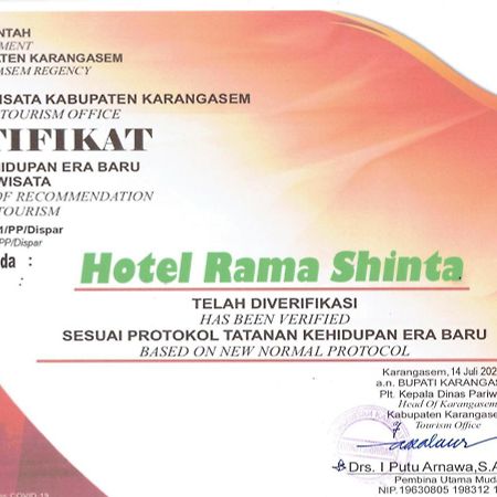 Rama Shinta Hotel Candidasa Esterno foto